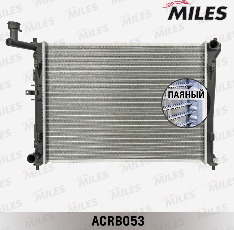 Радиатор охлаждения двигателя Miles для Kia Ceed I 2006-2012. Артикул ACRB053