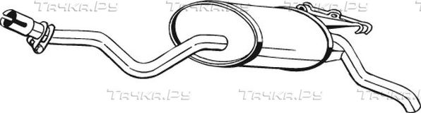 Глушитель Bosal. Артикул 279-349