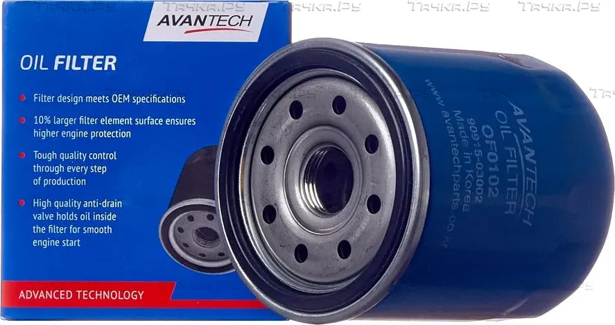 Фильтр масляный (Avantech). Артикул OF0102