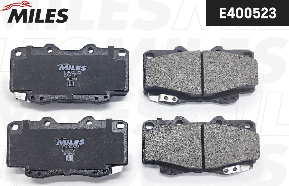 Тормозные колодки Miles (Low-Metallic). Артикул E400523