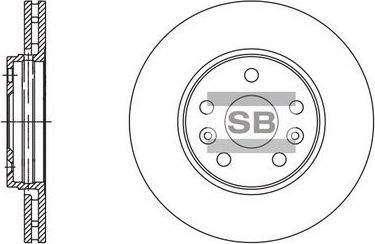 Тормозной диск Sangsin Hi-Q. Артикул SD3062