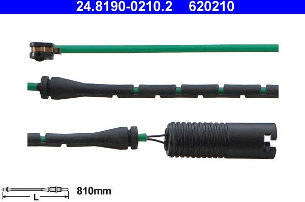 Датчик износа тормозных колодок  ATE. Артикул 24.8190-0210.2