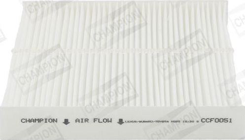 Салонный фильтр Champion для Toyota Hilux VII 2004-2015. Артикул CCF0051