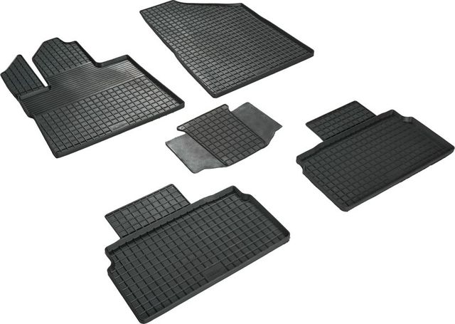 Коврики резиновые Seintex с узором сетка для салона Changan UNI-T 2022-2026. Артикул 99246