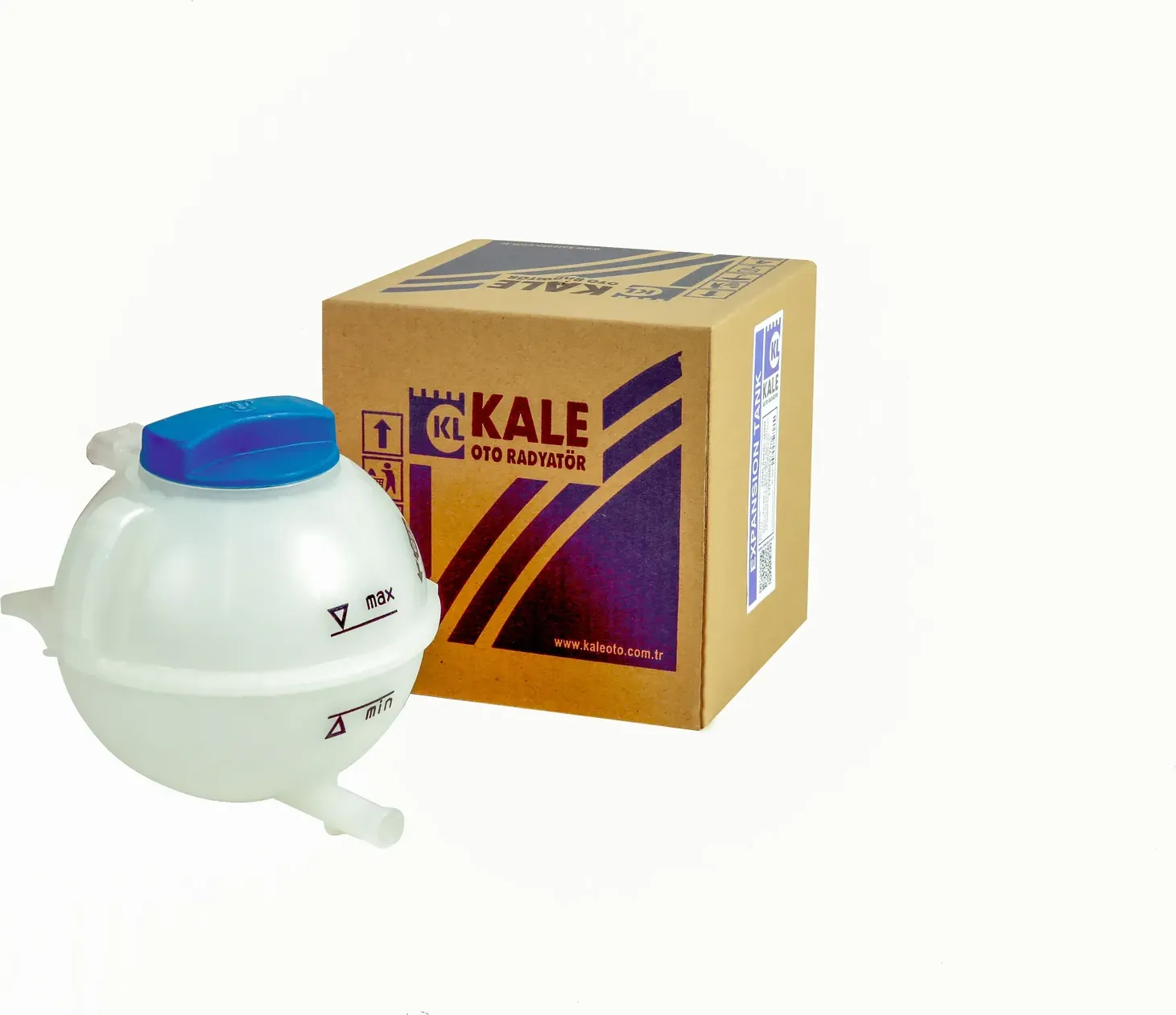 Бачок расширительный для а/м VW Polo Sedan (10-)  Skoda Rapid (12-)  Audi A1  Skoda Fabia с крышкой (Kale). Артикул 343645