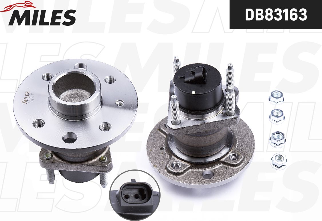 Ступица колеса с интегрированным подшипником Miles. Артикул DB83163