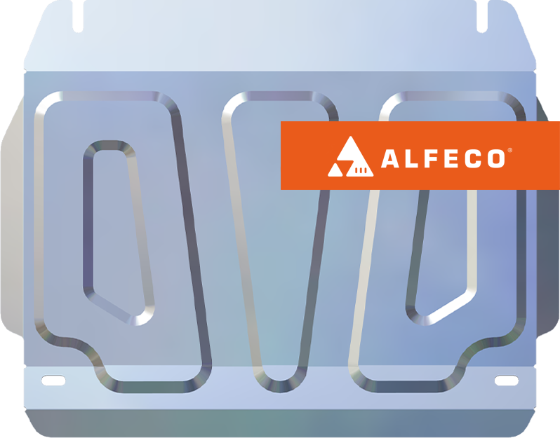 Защита алюминиевая Alfeco (4 мм) для РК Changan Hunter Plus 2023-2026. Артикул ALF.57.20AL4