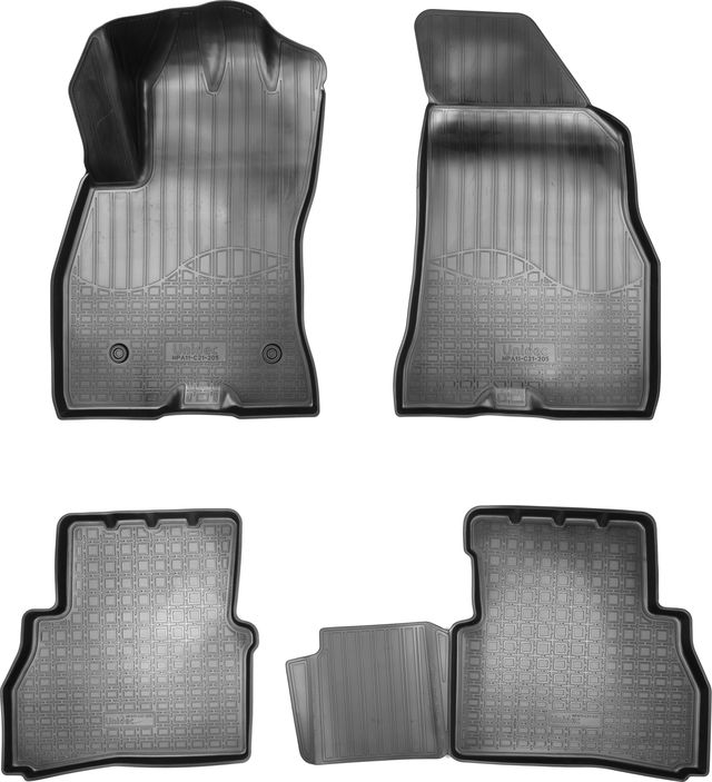 Коврики 3D Норпласт для салона Fiat Doblo 2015-2026. Артикул NPA11-C21-205