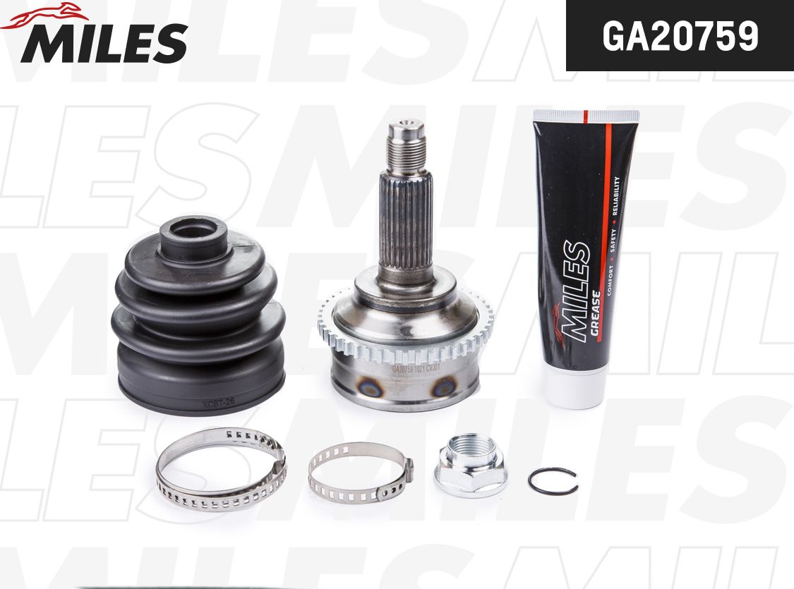 Шрус наружный (граната) Miles. Артикул GA20759