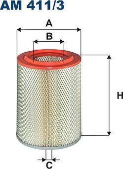 Воздушный фильтр Filtron для УАЗ Patriot I 2004-2025. Артикул AM 411/3