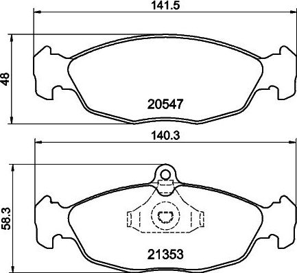 Тормозные колодки Nisshinbo. Артикул NP6001