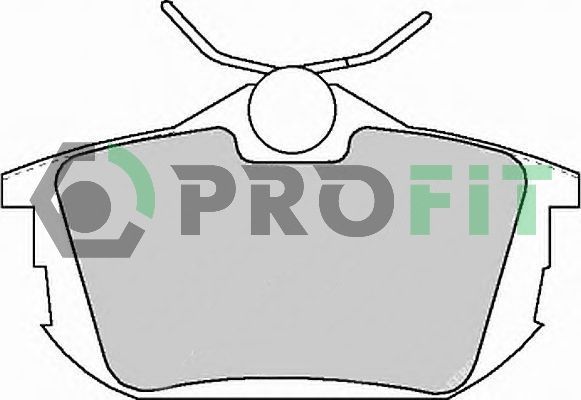 Тормозные колодки Profit задние для Smart Forfour I (W454) 2004-2006. Артикул 5000-1095