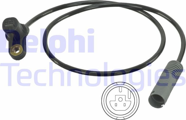 Датчик ABS Delphi. Артикул SS20006