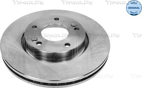 Тормозной диск Meyle Original передний для Kia Venga I 2010-2018. Артикул 37-15 521 0029