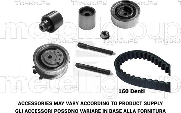Ремень ГРМ с роликами (комплект) Metelli для Volkswagen Amarok I 2010-2026. Артикул 29-0092