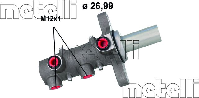 Тормозной цилиндр главный Metelli для Citroen Jumper II 2015-2019. Артикул 05-1168