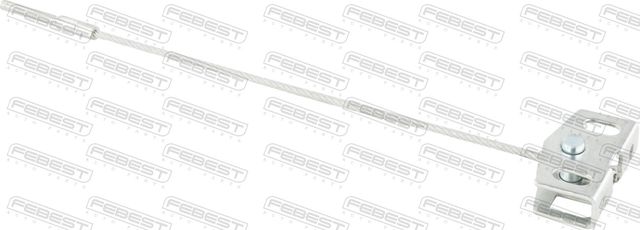 Трос ручника (тросик ручного тормоза) Febest. Артикул 02100-T31F