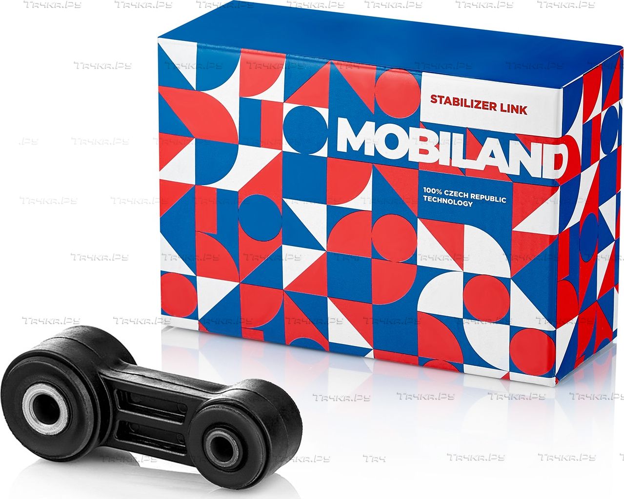Стойка (тяга) стабилизатора Mobiland передняя для Subaru Forester II 2005-2008. Артикул 127102580
