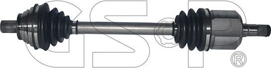 Полуось (привод в сборе, приводной вал) GSP. Артикул 203318