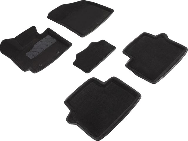 Коврики Seintex 3D ворсовые для салона Kia Soul II 2013-2019. Артикул 88209