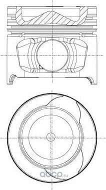 ПОРШЕНЬ В К-ТЕ RENAULT MEGANE III 1.5 DCI (Nural). Артикул 8712340040 
