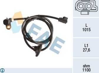 Датчик ABS FAE. Артикул 78200