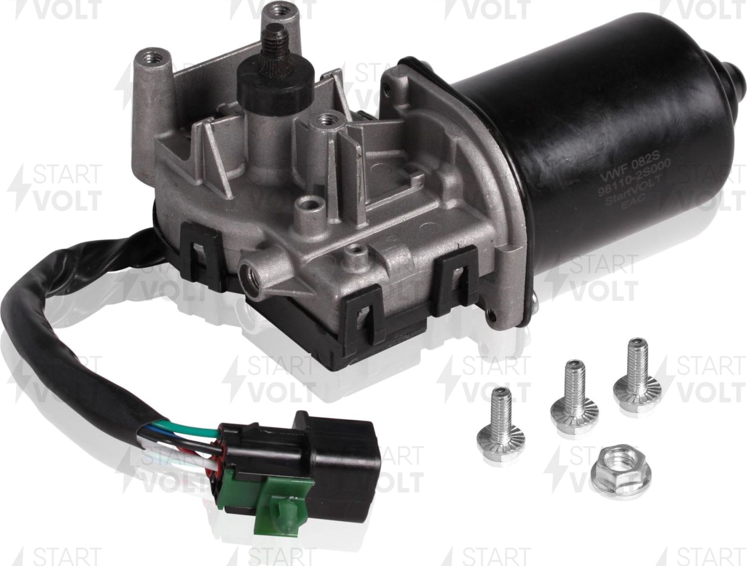 Мотор стеклоочистителя (моторчик дворников) StartVOLT. Артикул VWF 082S