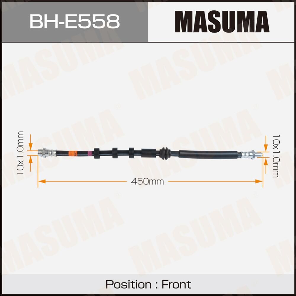 Шланг тормозной MASUMA LR- /front/ FREELANDER 06-14. Артикул BHE558