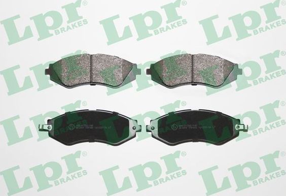 Тормозные колодки LPR передние для Daewoo Espero 1997-1999. Артикул 05P682