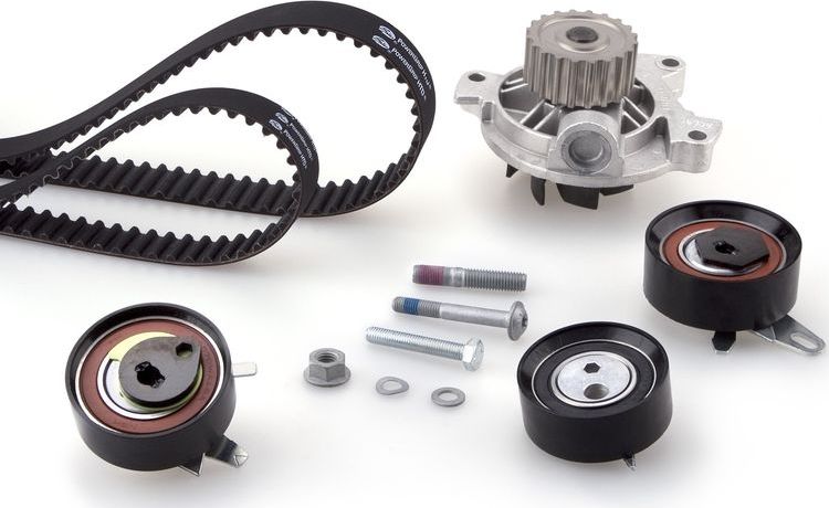 Помпа (водяной насос) с комплектом ремня ГРМ Gates PowerGrip®. Артикул KP15323XS