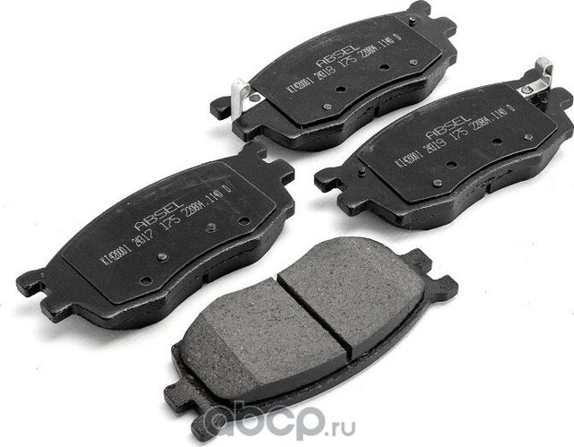 Колодки тормозные передние (Absel). Артикул KI420001