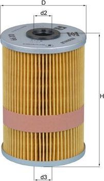 Масляный фильтр Mahle. Артикул OX 99