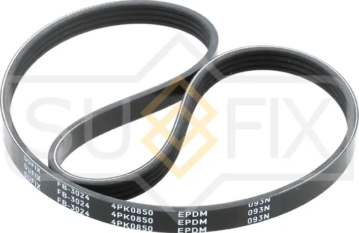 Ремень поликлиновый 4PK0850 (Sufix). Артикул FB3024