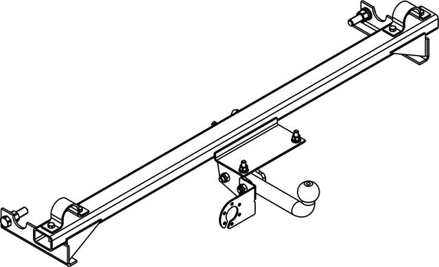 Фаркоп AvtoS для ВАЗ Нива 4х4 2121, 21213, 21214 (с газобалонным оборудованием) 1977-2026. Артикул VAZ-31