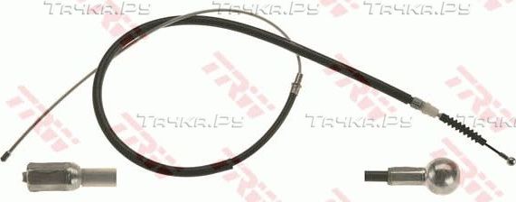 Трос ручника (тросик ручного тормоза) TRW. Артикул GCH499