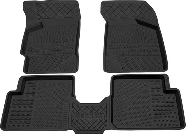 Коврики Rezkon резиновые для салона Kia Spectra 2005-2009. Артикул 1021035100