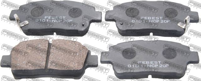 Тормозные колодки Febest. Артикул 0101-NCP20F