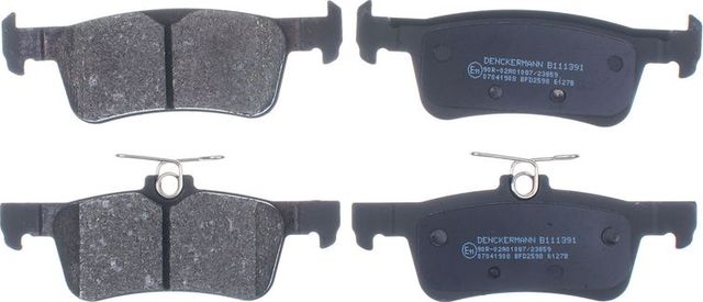 Тормозные колодки Denckermann задние для Peugeot 308 II 2013-2026. Артикул B111391