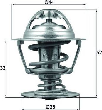 Термостат Mahle Behr для Citroen C6 2005-2012. Артикул TX 173 88D