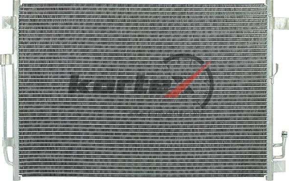 Радиатор кондиционера NISSAN Murano II Z51 08- с ресивером (Kortex). Артикул KRD2071