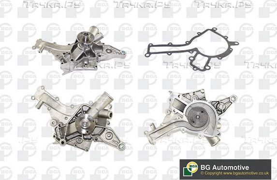 Помпа (водяной насос) BGA для Mercedes-Benz E-Класс III (W211, S211) 2002-2009. Артикул CP3456