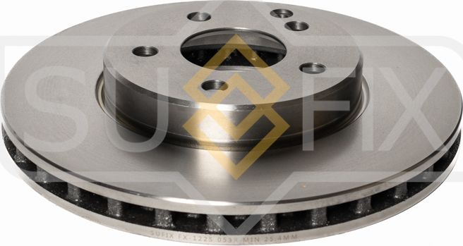 Диск тормозной передний (295x28) (Sufix). Артикул FX1225