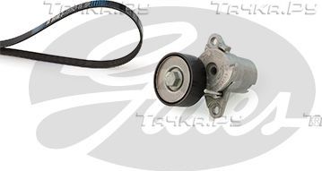 Приводной ремень поликлиновой с роликами (комплект) Gates Micro-V® Kit для Volkswagen New Beetle II (A5) 2014-2018. Артикул K106PK1098