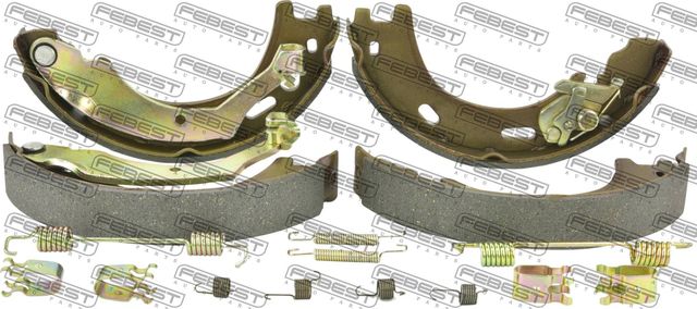 Тормозные колодки (стояночная тормозная система) Febest. Артикул 2902-DIVR