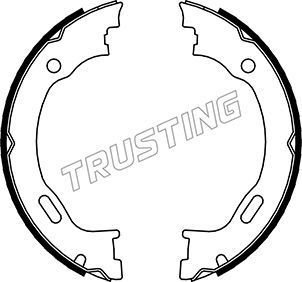 Тормозные колодки (стояночная тормозная система) Trusting. Артикул 052.129