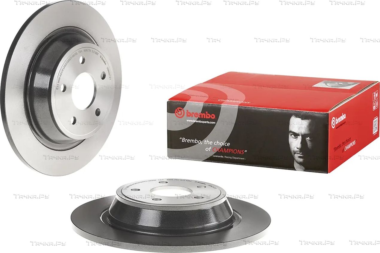 Тормозной диск Brembo UV Coated задний для Ford Mondeo V 2014-2026. Артикул 08.N257.21