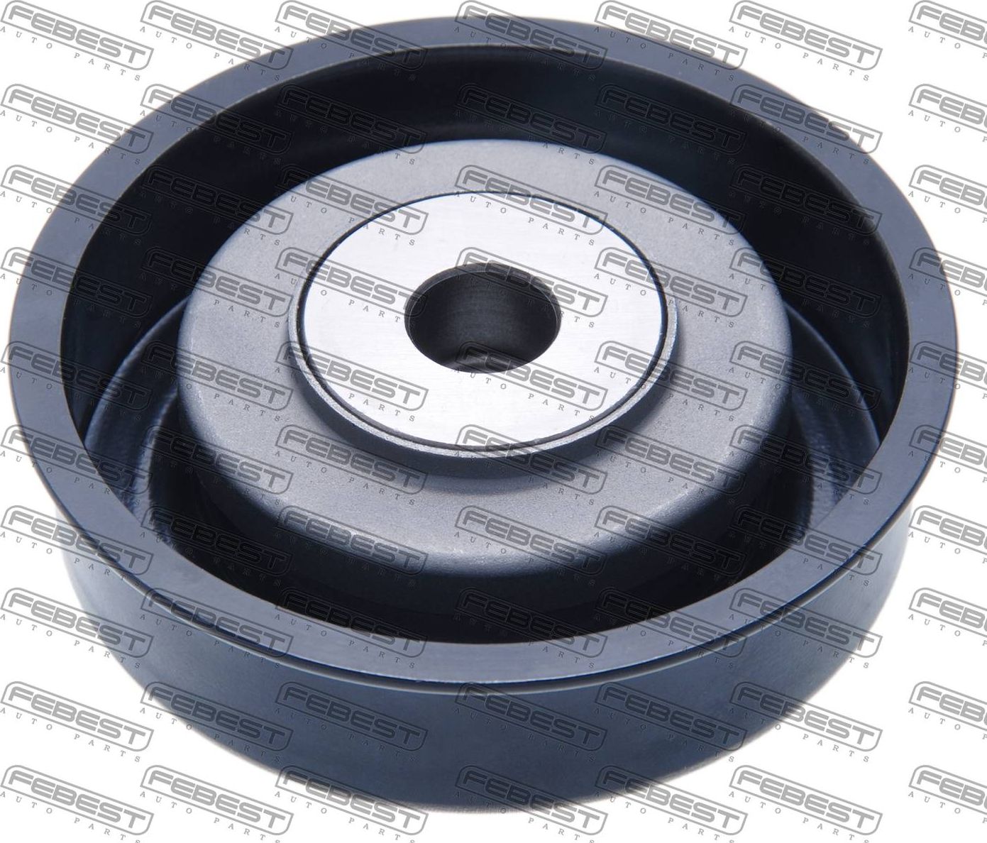 Натяжной ролик (натяжитель) приводного поликлинового ремня Febest. Артикул 0487-DA
