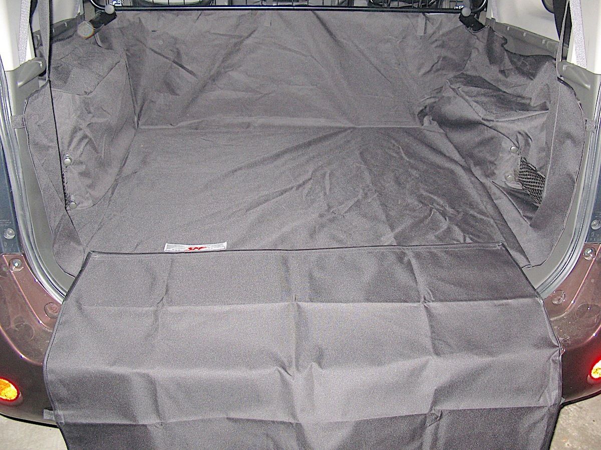 Защитный чехол AUTOSMSTUDIO "Standart" в багажник автомобиля для Nissan Pathfinder R51 SE (без сабвуфера) 2004-2014, серый. Артикул TP-NPSE(IV)-STD-GR