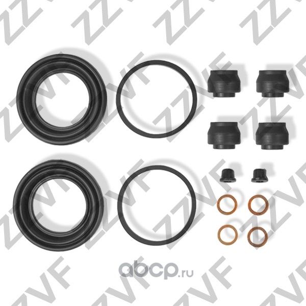 РЕМКОМПЛЕКТ СУППОРТА ТОРМОЗНОГО ЗАДНЕГО TOYOTA LAND CRUISER 100 HDJ100 UZJ100 (0 (Zzvf). Артикул ZVCER063