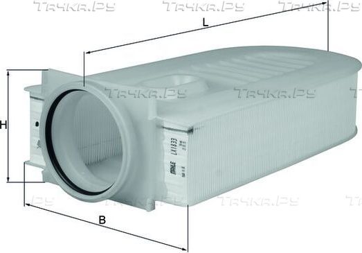 Воздушный фильтр Mahle-Knecht. Артикул LX 1833